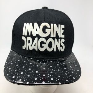 Imagine Dragons Bkack Cap with Silver Stars